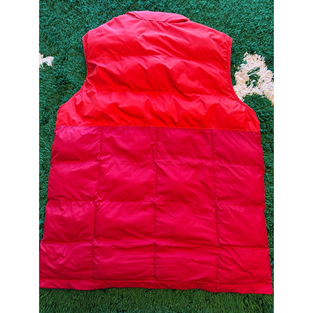 Nike Reversible Puffer Vest Mens M Red Blue Excellent Quilted Full Zip Swoosh - Picture 4 of 11